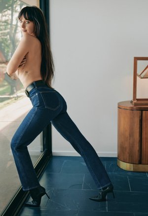 Calvin Klein Jeans THE BROOKE TRUE INDIGO - Jeans straight leg - true indigo