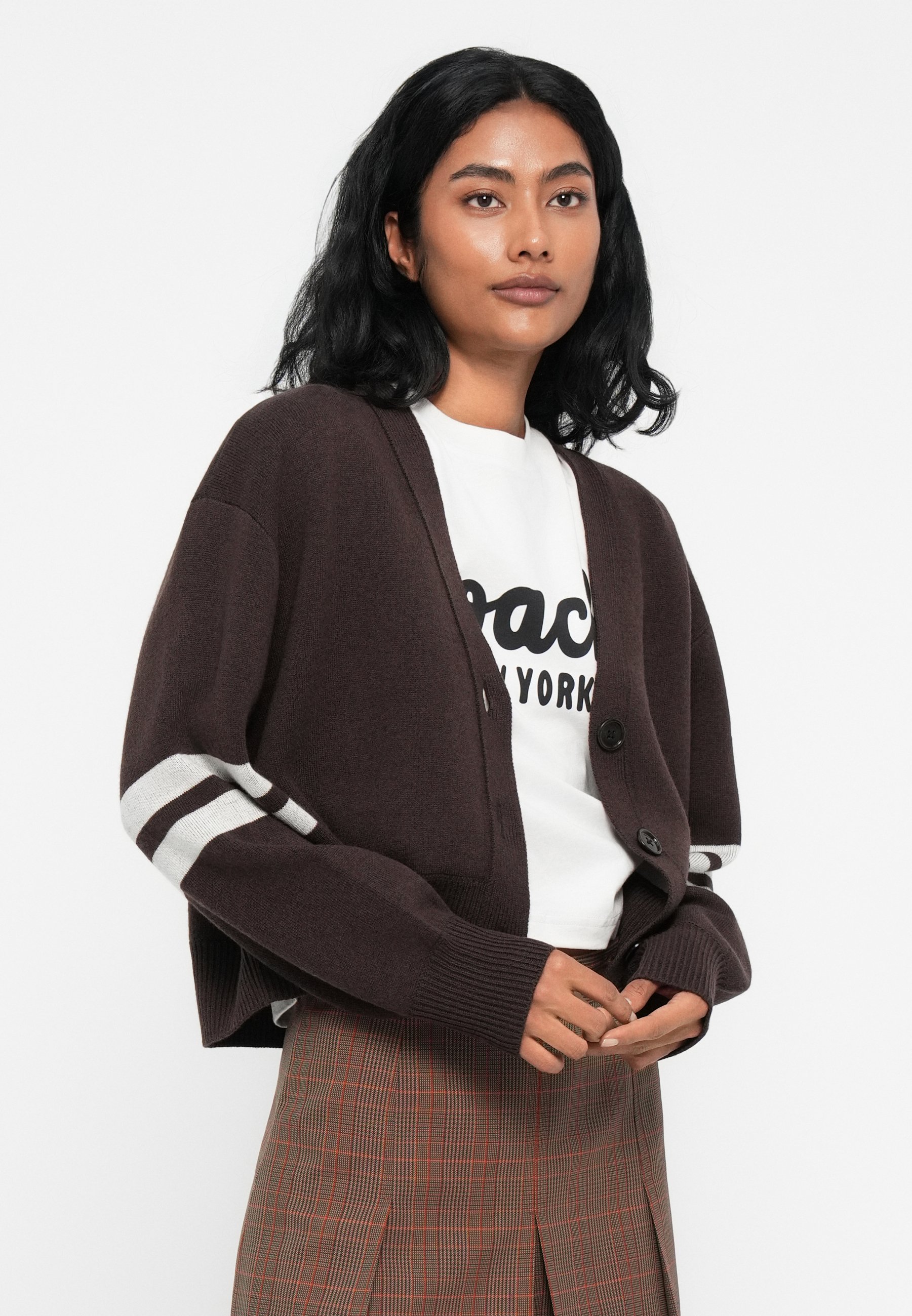 COACH コーチ カーディガン Horse And Carriage Horse And Carriage Cropped Cardigan | Ready to Wear | Coach | COACH®