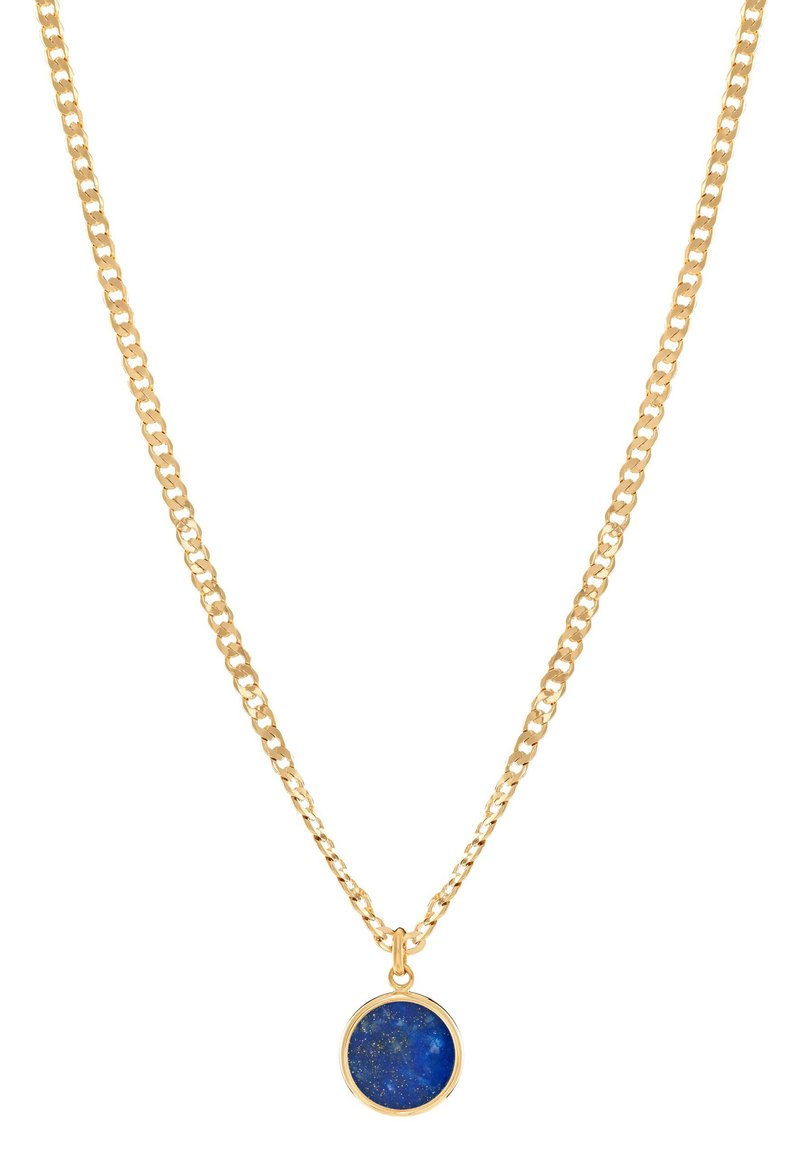 Damen Halsketten | LOLA FINE CURB MIT LAPISLAZULI HALBEDELSTEIN Halskette gold/goldfarben - VK58211 Damen Halsketten | LOLA FINE CURB MIT LAPISLAZULI HALBEDELSTEIN Halskette gold/goldfarben - VK58211