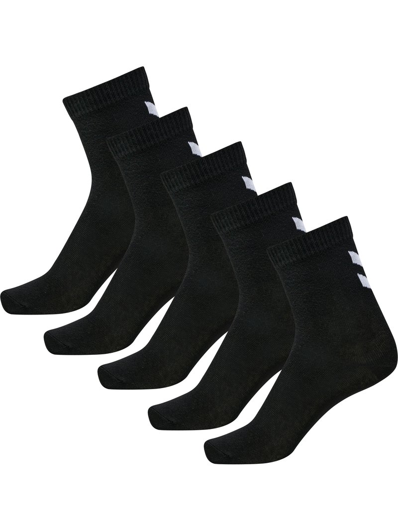 Hummel - 5PACK - Sporta zeķes - black, Palielināt