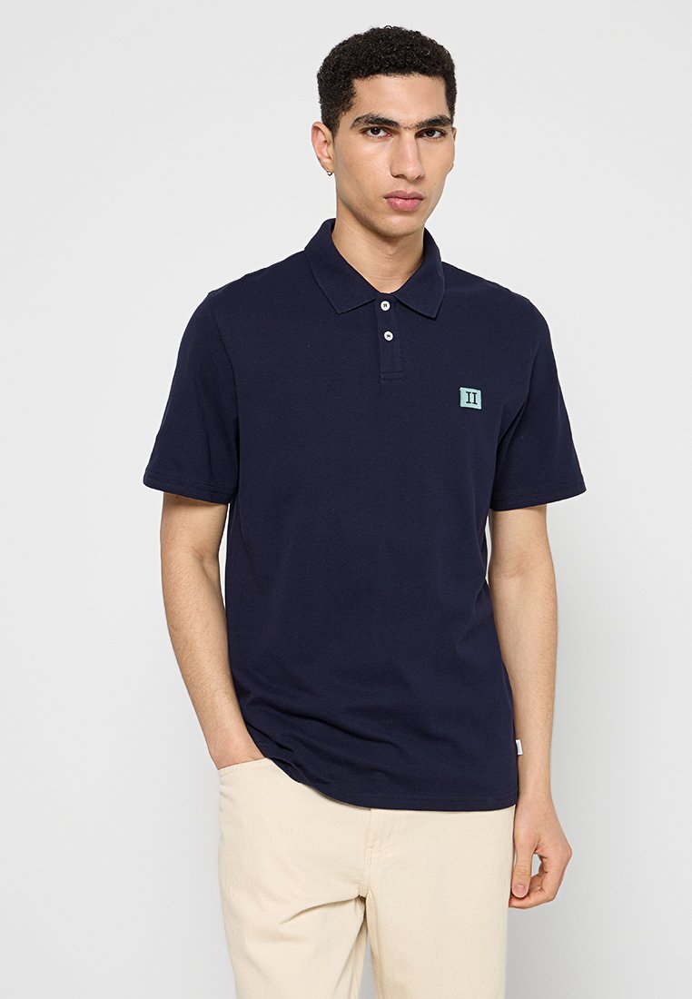 Les Deux Poloshirt donkerblauw