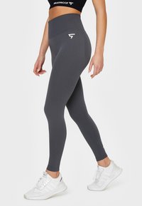 SQUATPROOF THRUST SEAMLESS HIGH WAISTED SPORT - Legíny – nohavice - dark grey