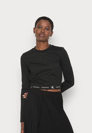 REPEAT LOGO MILANO TOP - Camiseta de manga larga - black