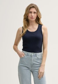 TOM TAILOR MIT STRUKTUR - Top - sky captain blue