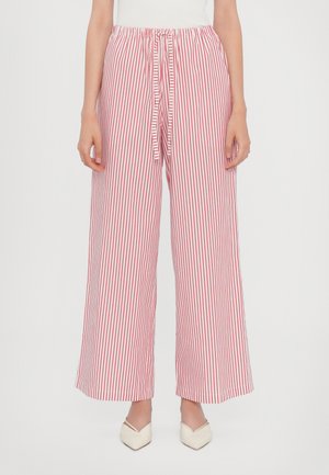 RAINEY PANT - Bukser - pink/white