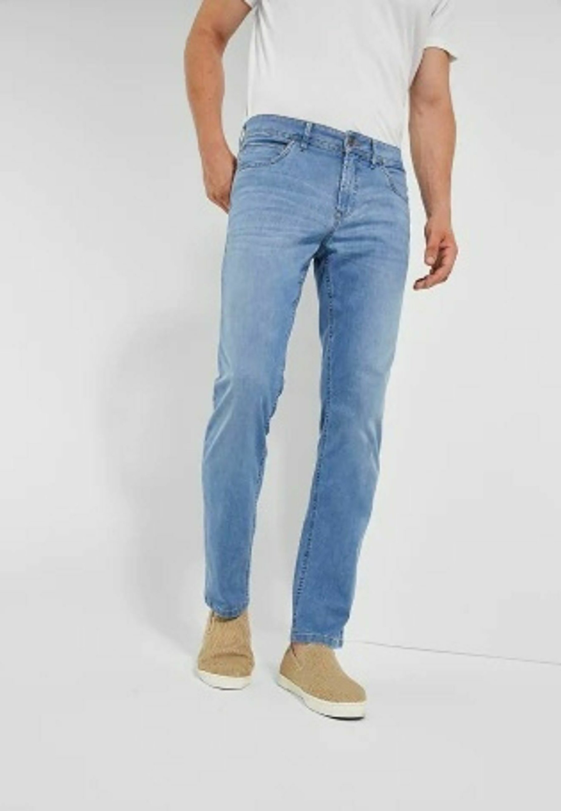 Atelier Gardeur Slim fit jeans - bleached blue/bleached denim - Zalando.de