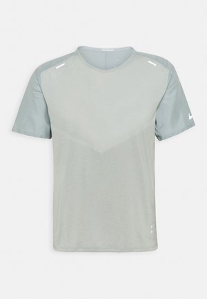 TECHKNIT ULTRA - T-shirts print - light pumice/white/light pumice