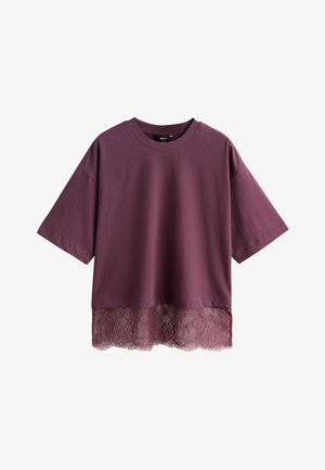 Next, T-Shirt print - burgundy red