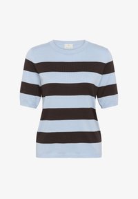 Niet geselecteerd, blue fog brown wide stripe