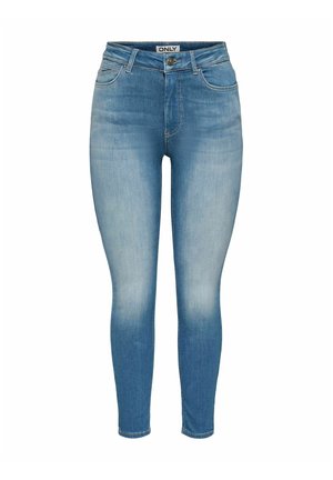 ONLY, SKINNY FIT JEANS ONLBLUSH HIGH WAIST SKINNY FIT ANKLE LENGTH JEANS - Jeans Skinny - light medium blue denim