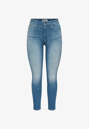 ONLY, SKINNY FIT JEANS ONLBLUSH HIGH WAIST SKINNY FIT ANKLE LENGTH JEANS - Jeans Skinny - light medium blue denim
