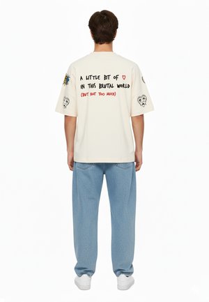 TATTOO UNISEX TEE  - Print T-shirt - off white