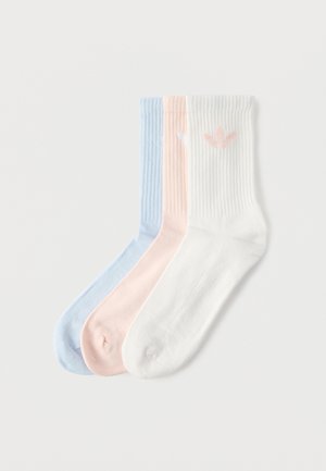 UNISEX 3 PACK - Strømper - white/crystal sky/sandy pink