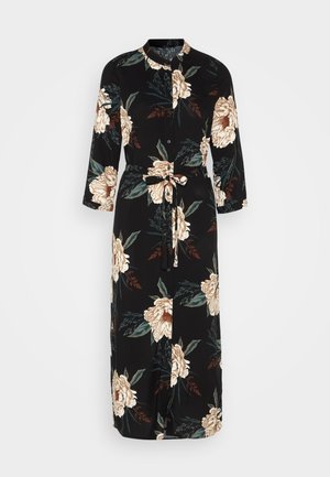Vero Moda VMEASY SHIRT DRESS - Skjortekjole - black/camille