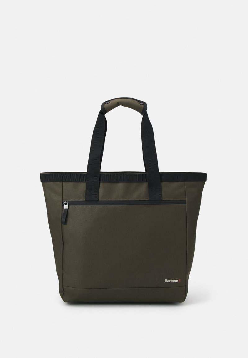 Barbour ARWIN CANVAS TOTE BAG UNISEX Shopping Bag olive/black/oliv