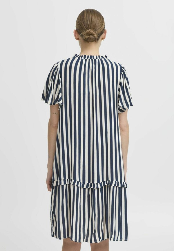 IHMARRAKECH - Day dress - total eclipse dotted stripe ao3