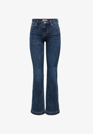 ONLY, ONLPOWER MD FLARED PUSHUP DNM GEN332NOOS - Jeans Bootcut - dark blue denim