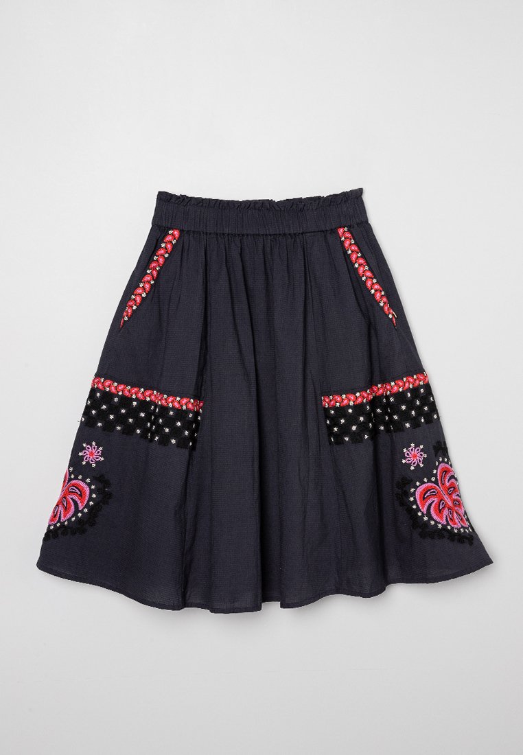 Scotch & Soda A-lijn rok donkerblauw