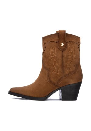 Botines camperos - camel