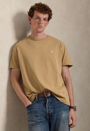 CLASSIC FIT JERSEY CREWNECK T-SHIRT - Βασικό μπλουζάκι - classic camel
