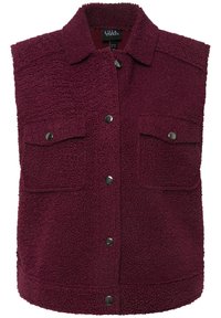 Ulla Popken Vest - dark red