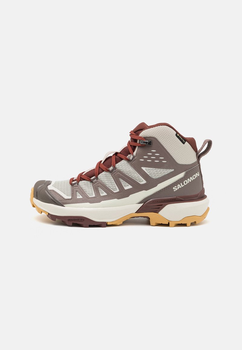 Salomon X ULTRA 360 EDGE MID GTX - Hikingskor - silver cloud/iron/rum raisin