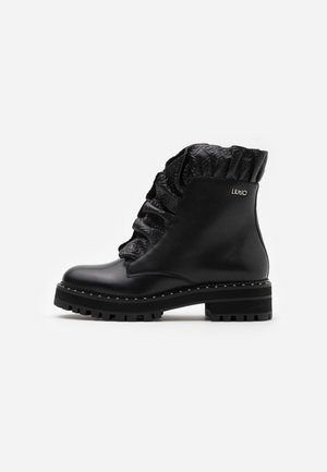 Botines con plataforma - black