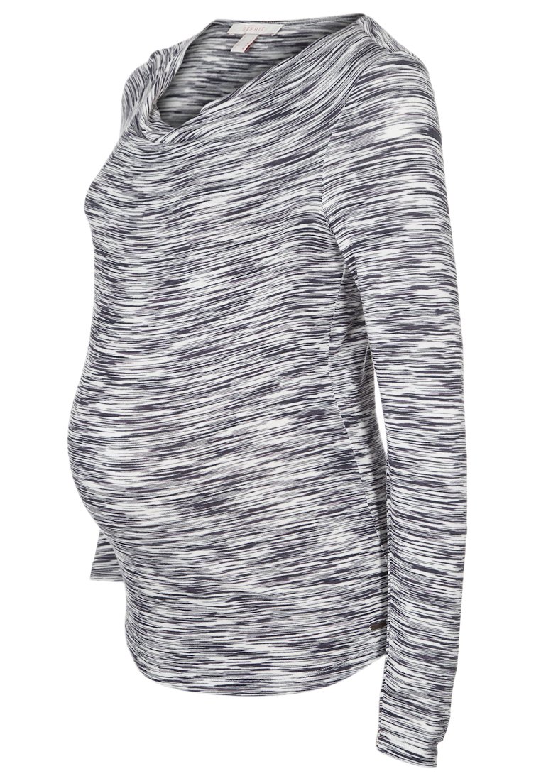 Esprit Maternity Longsleeve zwartblauw/wit