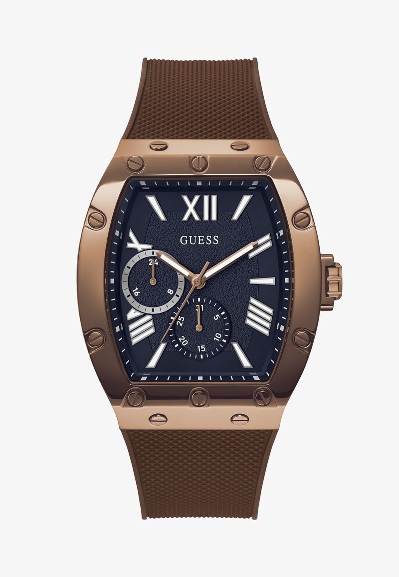 Guess Herrenuhr Braunes Zifferblatt Guess FALCON Chronograph Brown