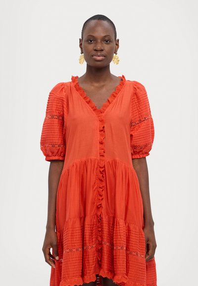 Sea ANTONINA SOLID DRESS - Denní šaty - red