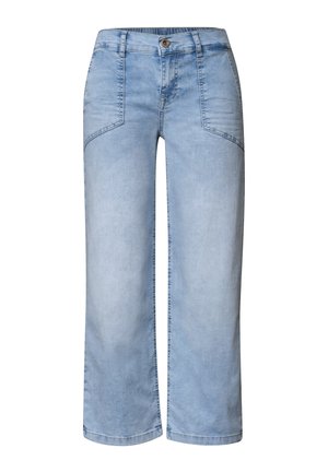 Street One, MID WAIST JEANS CULOTTE IM LOOSE FIT - Jean droit - ultra bleached wash