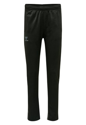 Hummel HMLONGRID POLY WO - Pantalon de survêtement - jet black forged iron