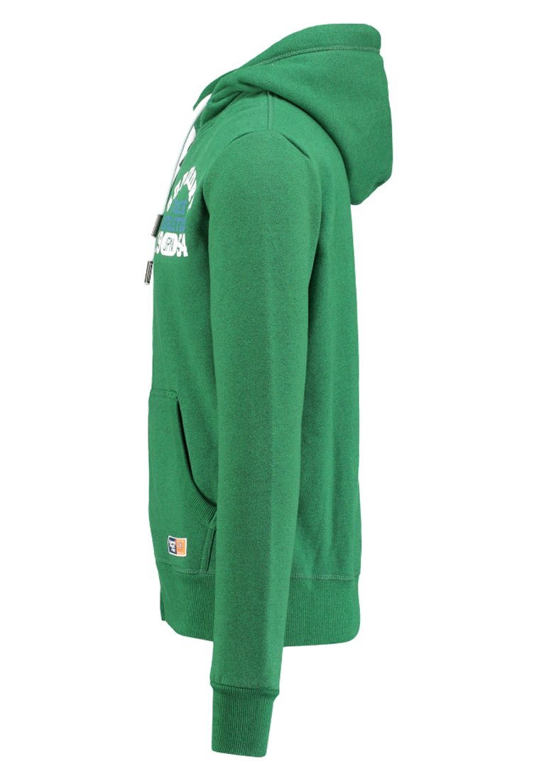 Superdry TRACK & FIELD Hoodie met rits greenGroen Topman SANTA MONICA Sweater greenGroen Zalando.nl
