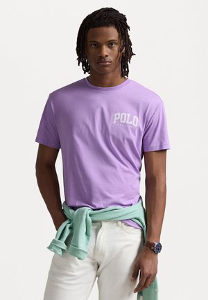 CUSTOM SLIM FIT LOGO JERSEY T-SHIRT - Μπλουζάκι με στάμπα - light lilac