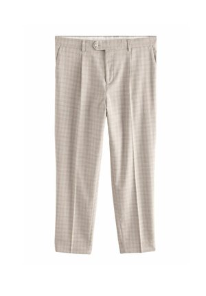 REGULAR FIT TEXTURED  - Pantaloni eleganti - stone