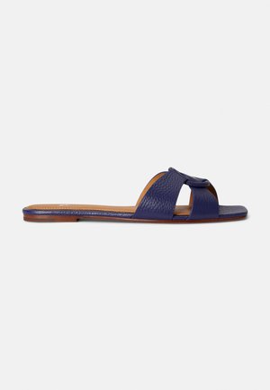 LEATHER O-RING SANDAL - Sandaler - ink