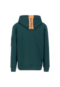 Alpha Industries Felpa con cappuccio - force green