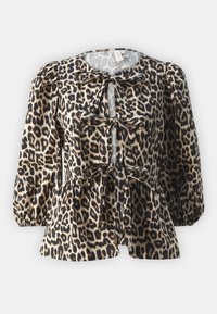 ONLY ONLCLARA PUFF BOW - Bluza - black