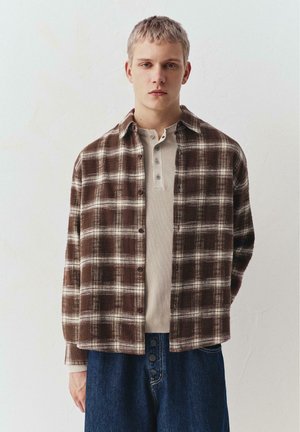CHECK LONG SLEEVE - Srajca - brown