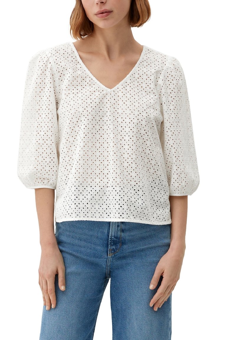 s.Oliver AUS BRODERIE ANGLAISE - Bluzka