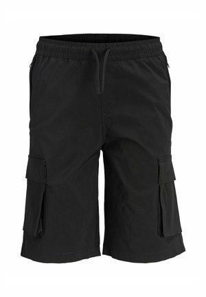 CARGO SHORTS RELAXED FIT CARGO SHORTS JUNIOR - Kapsáče - black