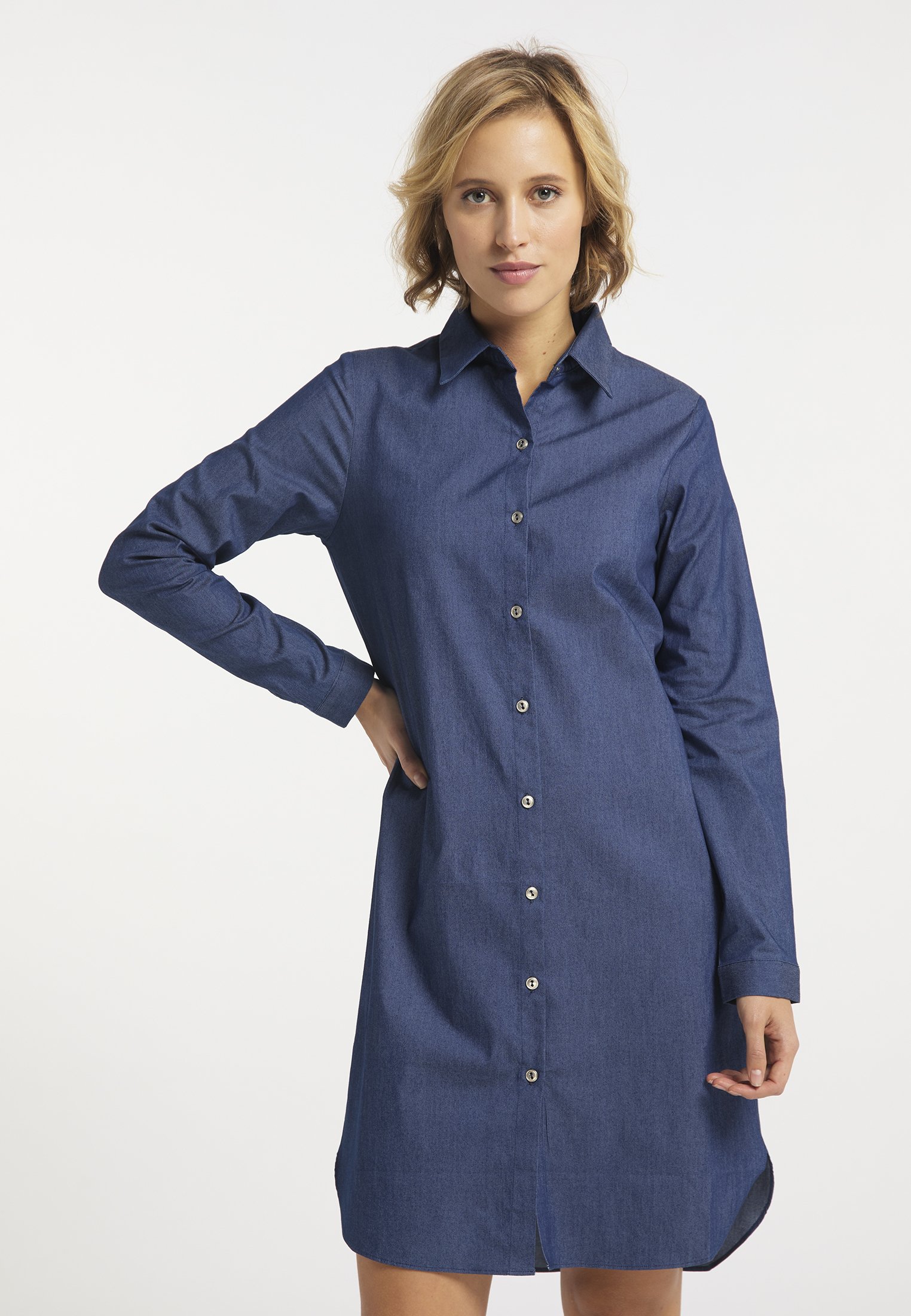 usha Abito a camicia - denim/blu denim - Zalando.it