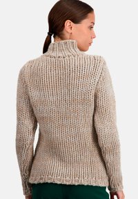 Mahogany TOXANE - Pullover - natural brown natural écru ciel