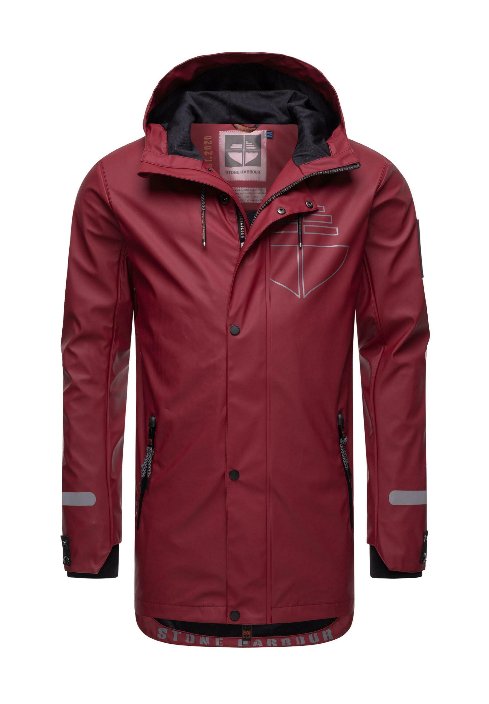 Veste Imperméable Doublée Polaire Pour Homme Stone Harbour Verdaan - Coupe-vent, Longueur Fesses, Nombreuses Poches
