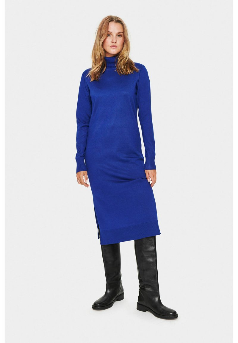 Saint Tropez MILASZ ROLL NECK Jumper dress surf blue/blue Zalando.ie
