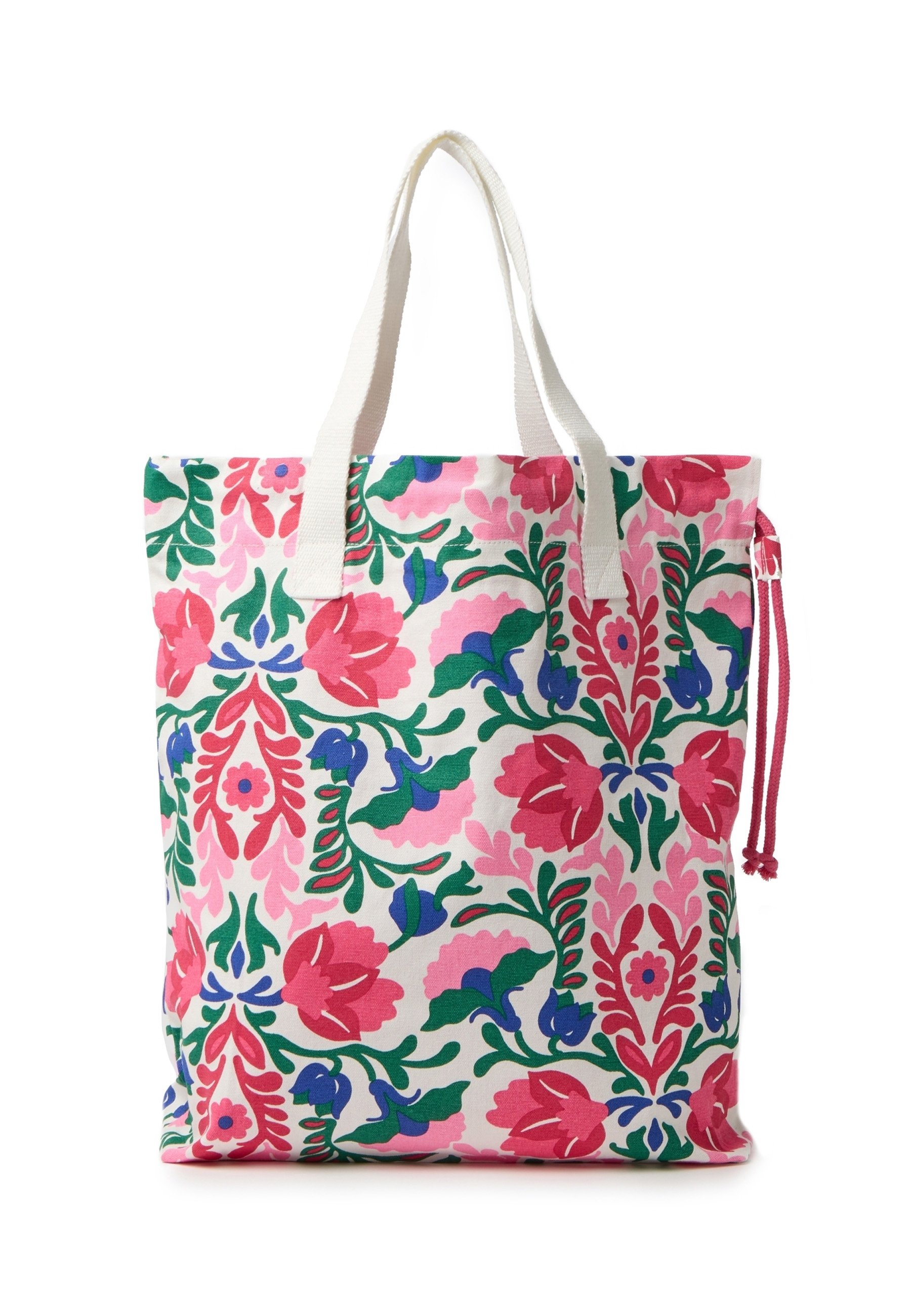 PIOMBO REVERSIBLE SHOPPING WITH DOUBLE HANDLES Tote bag white