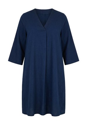 Ulla Popken, Spijkerjurk - dark blue denim