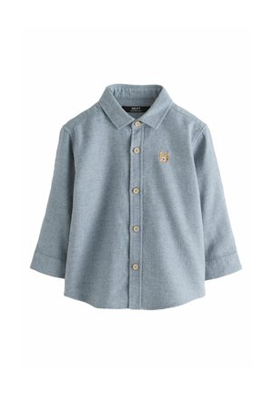 Next, REGULAR FIT - LONG SLEEVE MELANGE BRUSHED CHARACTER SHIRT - Hemd - blue bear