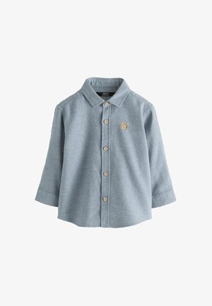 Next, REGULAR FIT - LONG SLEEVE MELANGE BRUSHED CHARACTER SHIRT - Skjorter - blue bear