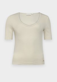 V NECK TEE - Basic T-shirt - pelican